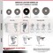 Service Caster 4 Inch Phenolic Wheel Swivel Bolt Hole Caster Set with Brake SCC-BH20S414-PHR-TLB-4 - alternate 3